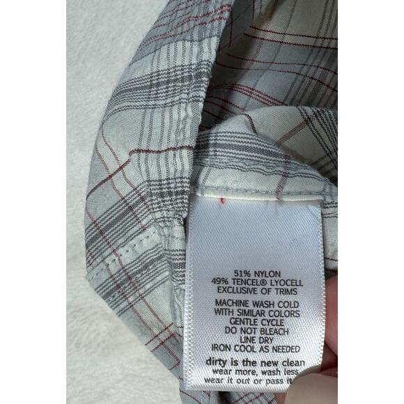 Toad & Co Men's Plaid Button Down Active Sport Shirt Hiking Casual Performance M - Picture 11 of 11